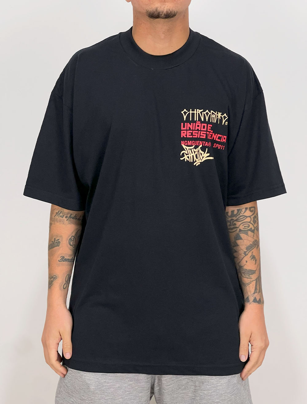 Camiseta Oversized Chronic Rap e Sol Front