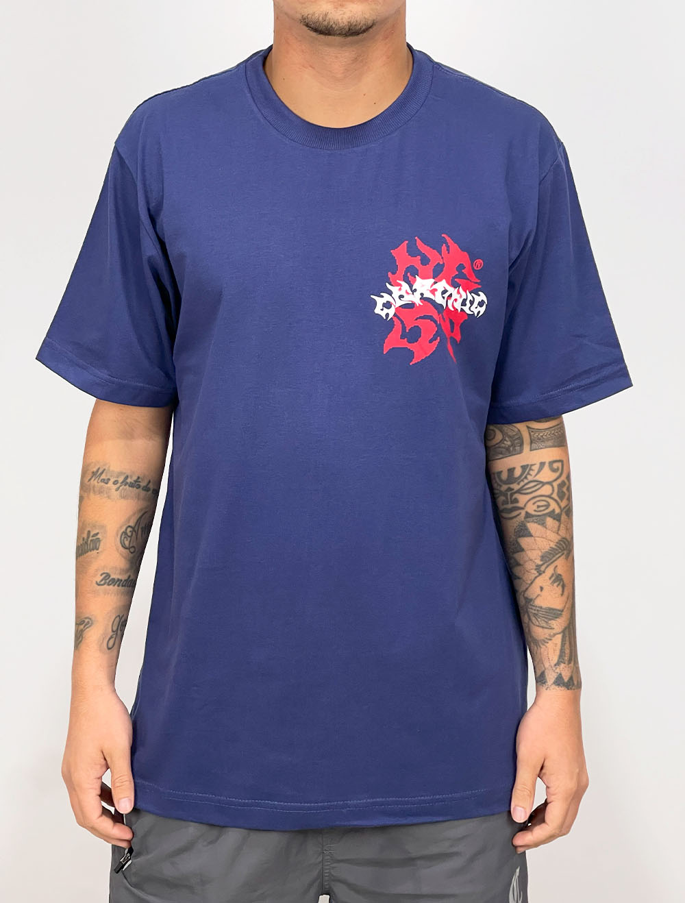 Camiseta Chronic Anjo Gangasta Pixel - Índigo