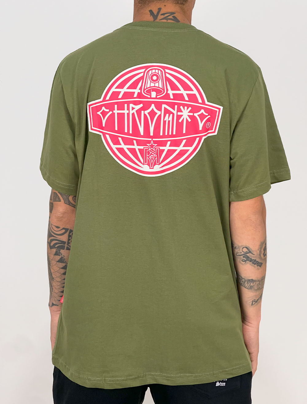 Plage  BACK LOGO Tシャツ LIBERTY WALK×XLARGE BEHIND OG CAMISETA DE MANGA CURTA PRETA - LOJA