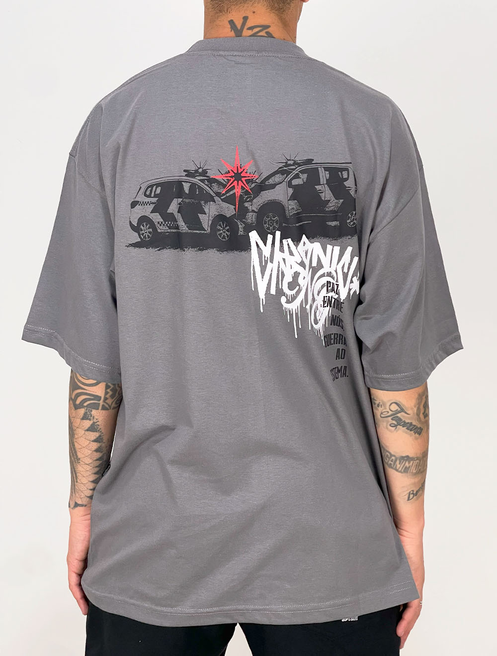 Camiseta Oversized Chronic ACAB New Hounded