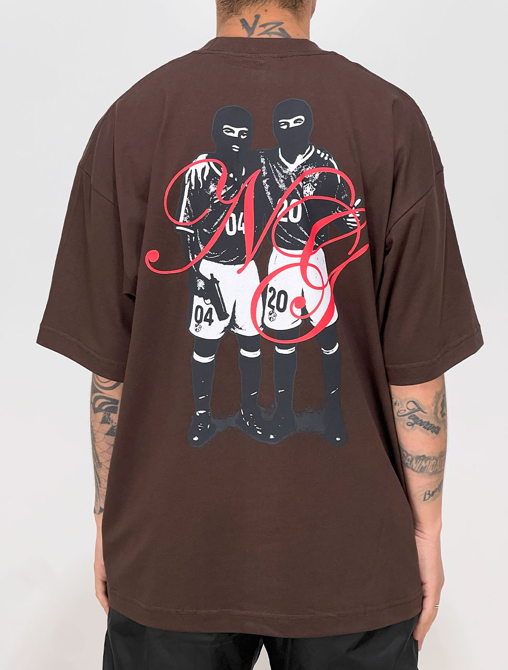 Camiseta Oversized Chronic Adiel e Ronaldinho