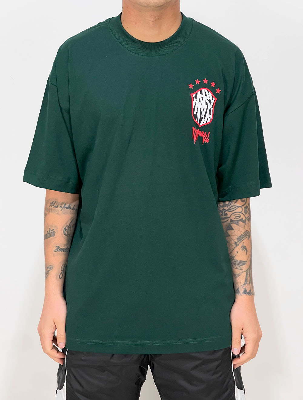 Camiseta Oversized Chronic Adiel e Ronaldinho
