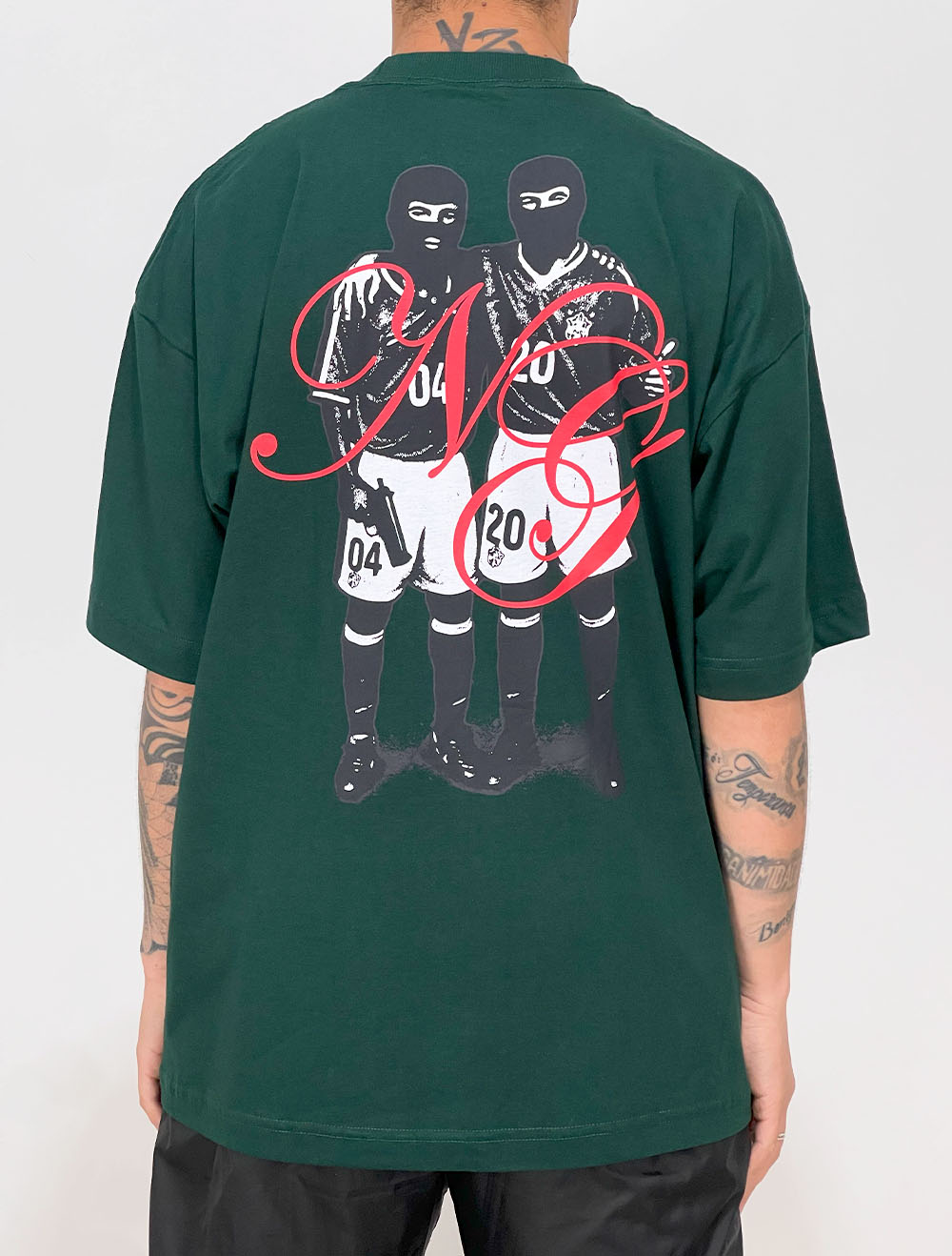 Camiseta Oversized Chronic Adiel e Ronaldinho