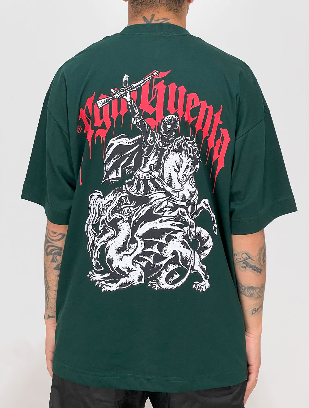 洋楽 g-rap Sag Nasty 2 Triple O Camiseta Oversized Chronic São Jorge Tag Caos