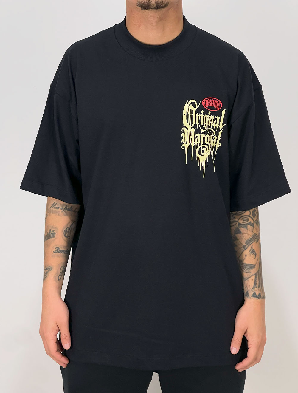 Camiseta Oversized Chronic São Jorge x ACAB