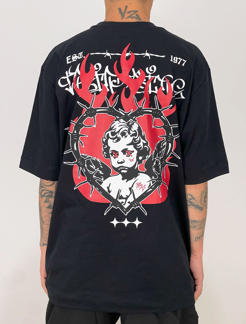 Camiseta Oversized Trip Side Star Angel