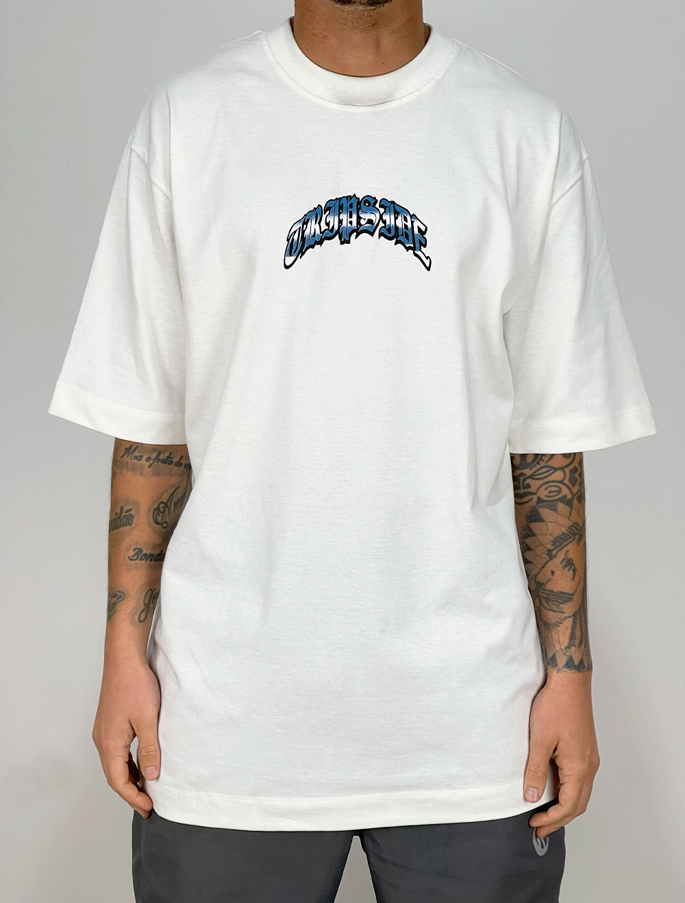 トップス kkkkk Camiseta Oversized Premium Trip Side Arte dos Guetos