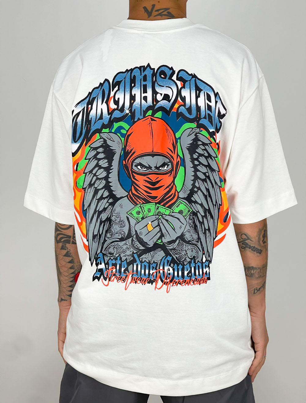 Camiseta Oversized Premium Trip Side Arte dos Guetos