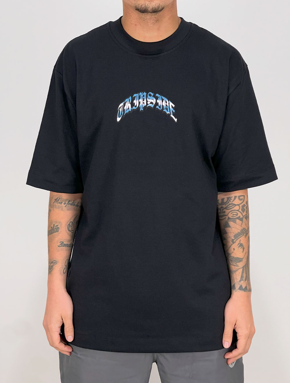 R shop様~~~ Camiseta Oversized Premium Trip Side Spider Tag