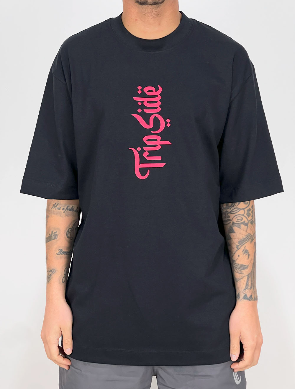 Camiseta Oversized Premium Trip Side Dragão Chinês