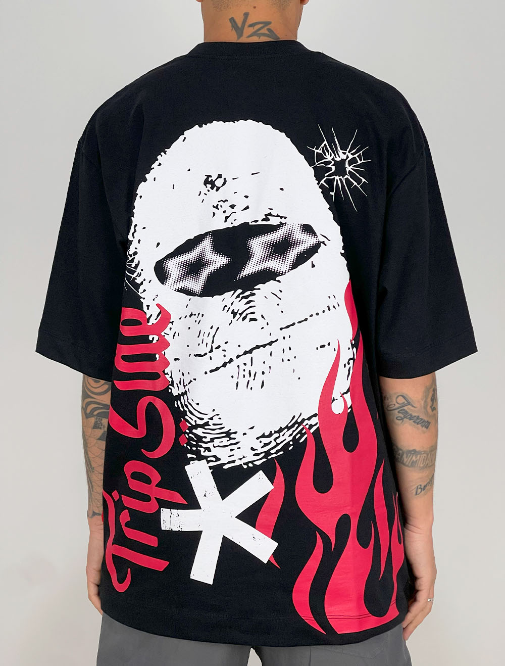 Camiseta Oversized Premium Trip Side Dragão Chinês