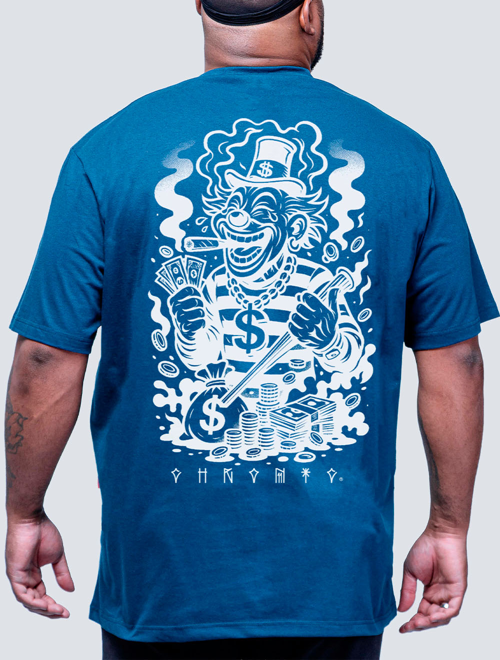 Camiseta Plus Size Chronic Smoke PB Palhaço - Azul Marinho
