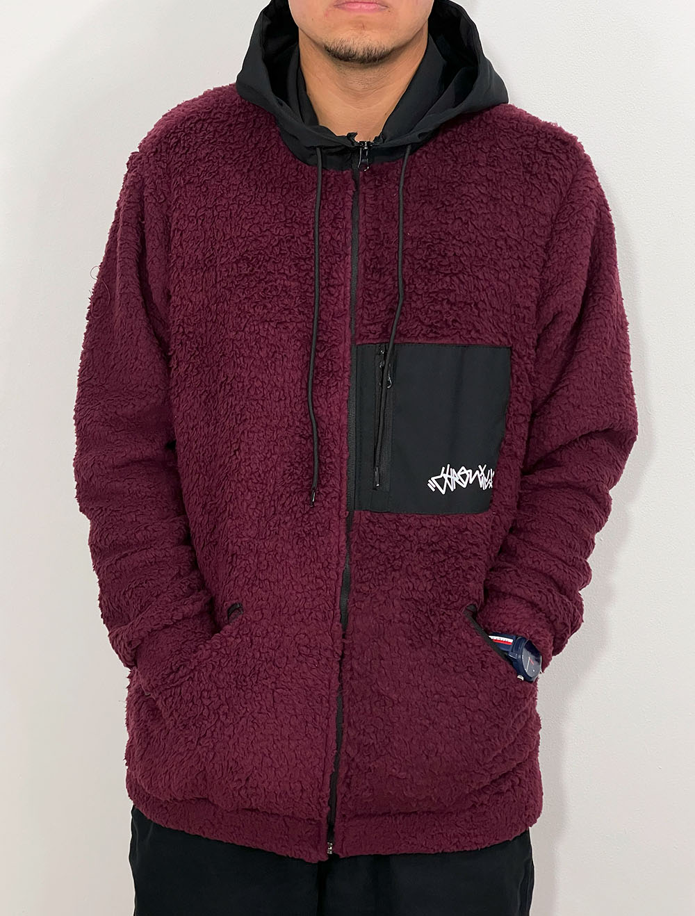 Moletom Sherpa Chronic Tag Street - Vinho