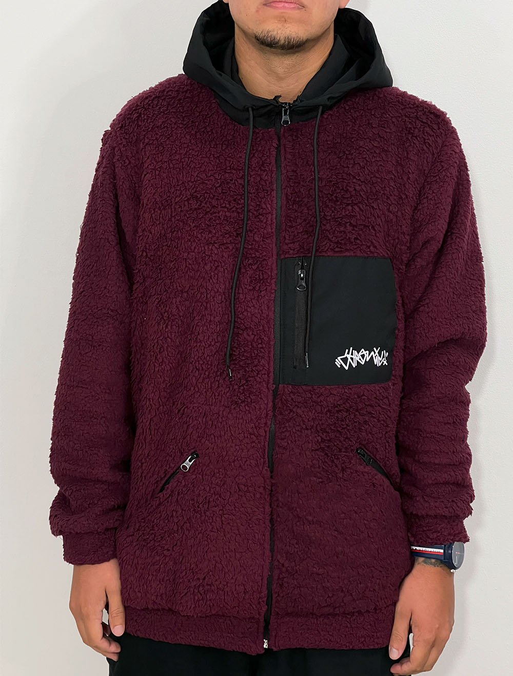 Moletom Sherpa Chronic Tag Street - Vinho