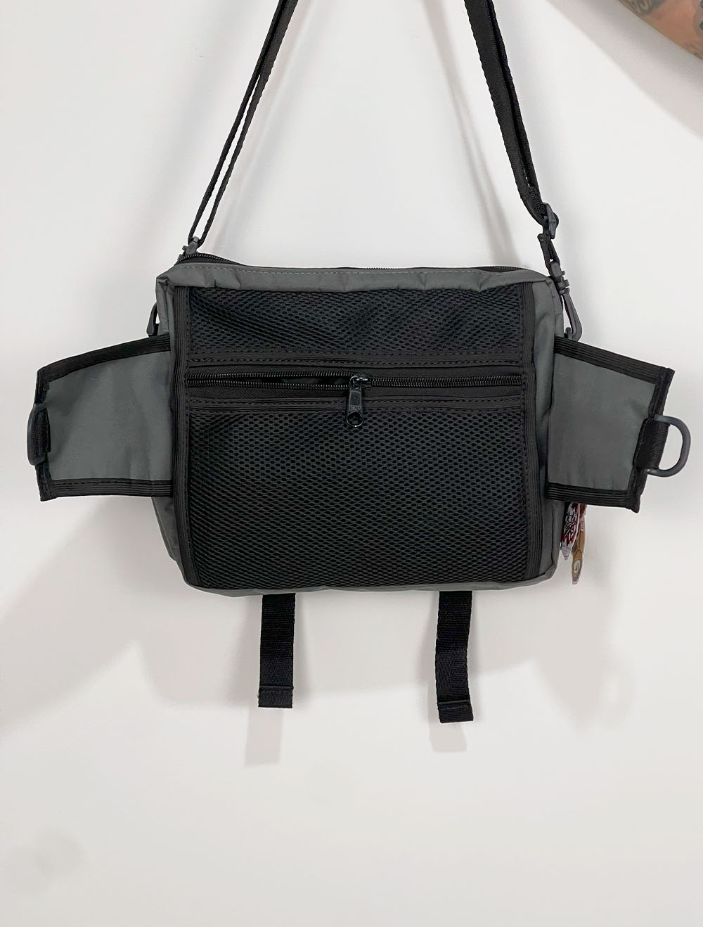 Shoulder Bag Big Trip Side Come Break Bolso Duplo - Cinza