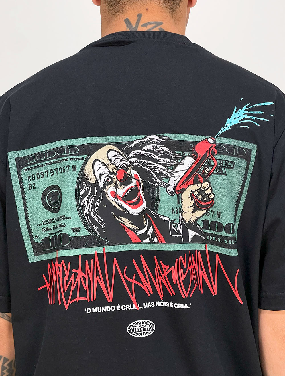 clown core PAIN オフィシャルTシャツ 2XL Camiseta Chronic Clown To Play Dolar