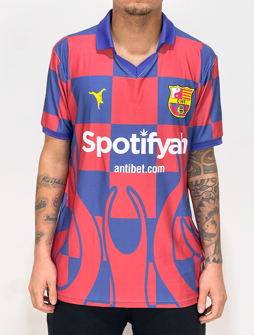 Camiseta Chronic de Time Spotifyah Barça Chave 6 - Azul-Grená