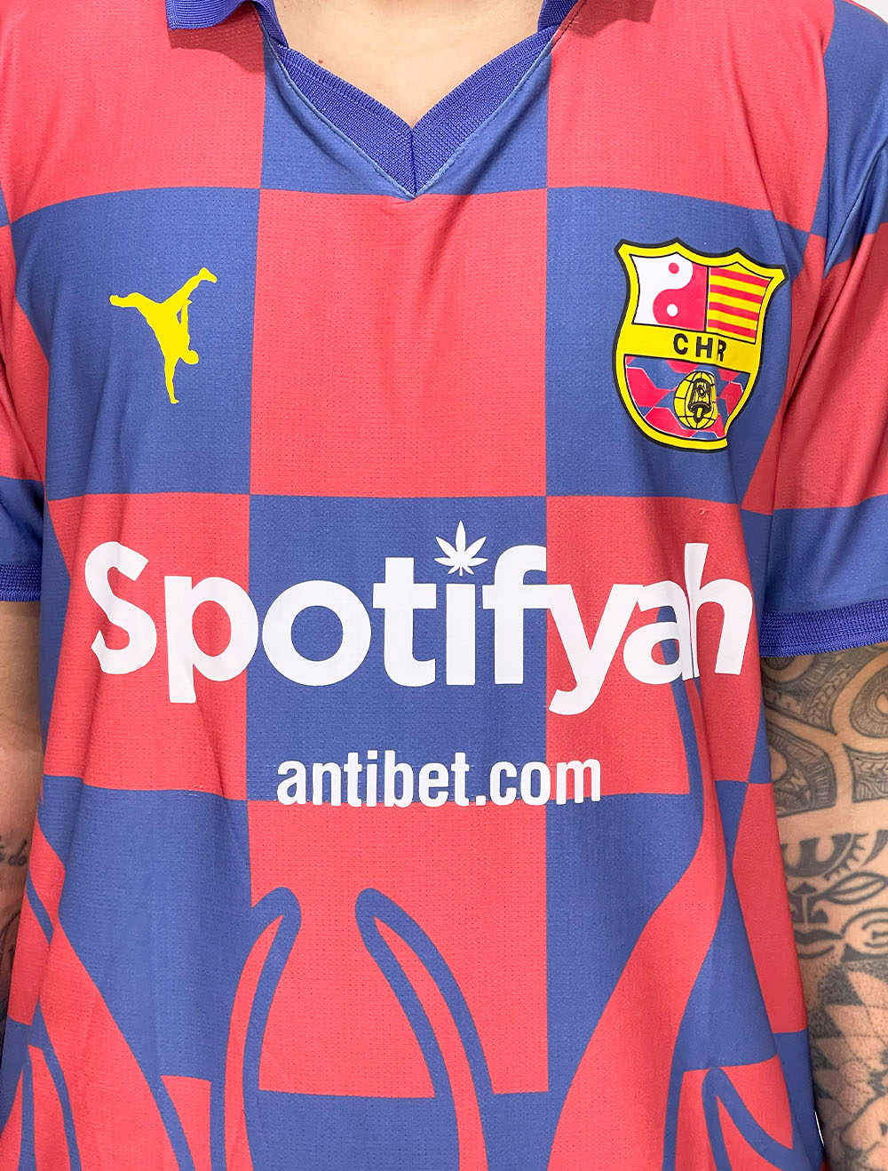 Camiseta Chronic de Time Spotifyah Barça Chave 6 - Azul-Grená