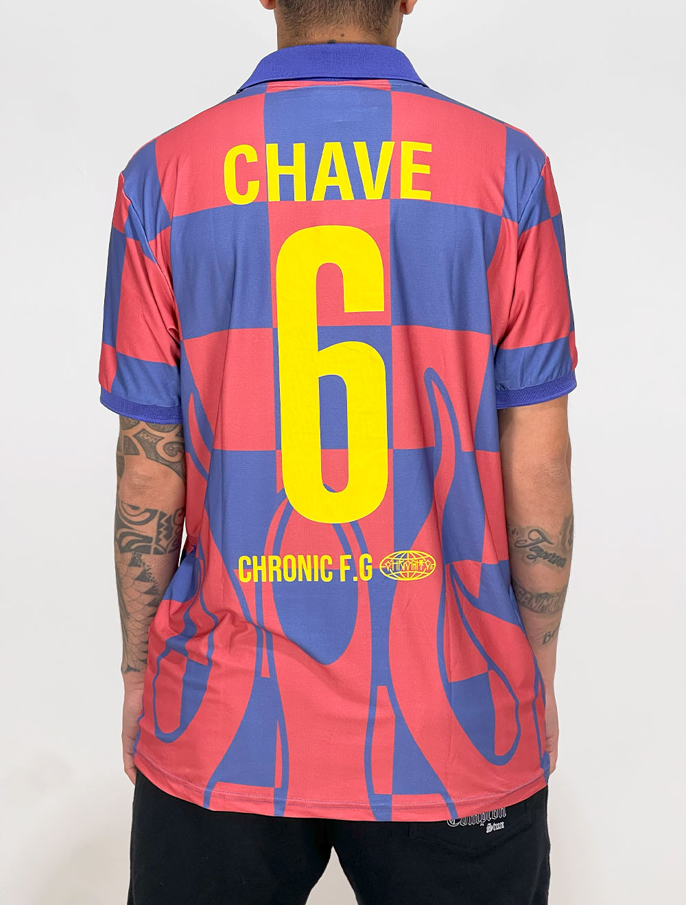 Camiseta Chronic de Time Spotifyah Barça Chave 6 - Azul-Grená