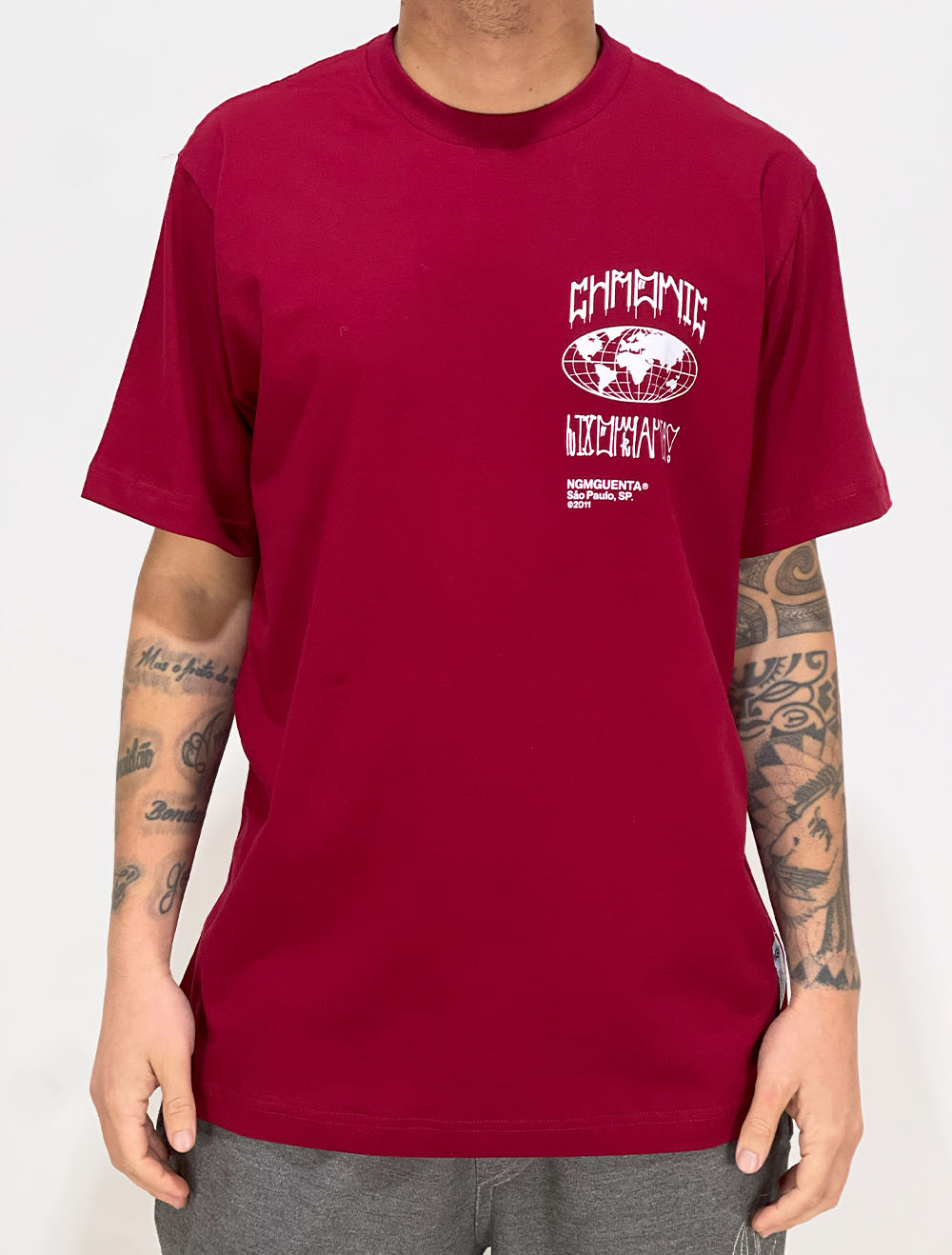 Camiseta Chronic/Lixo Mania Sem Justiça Sem Paz