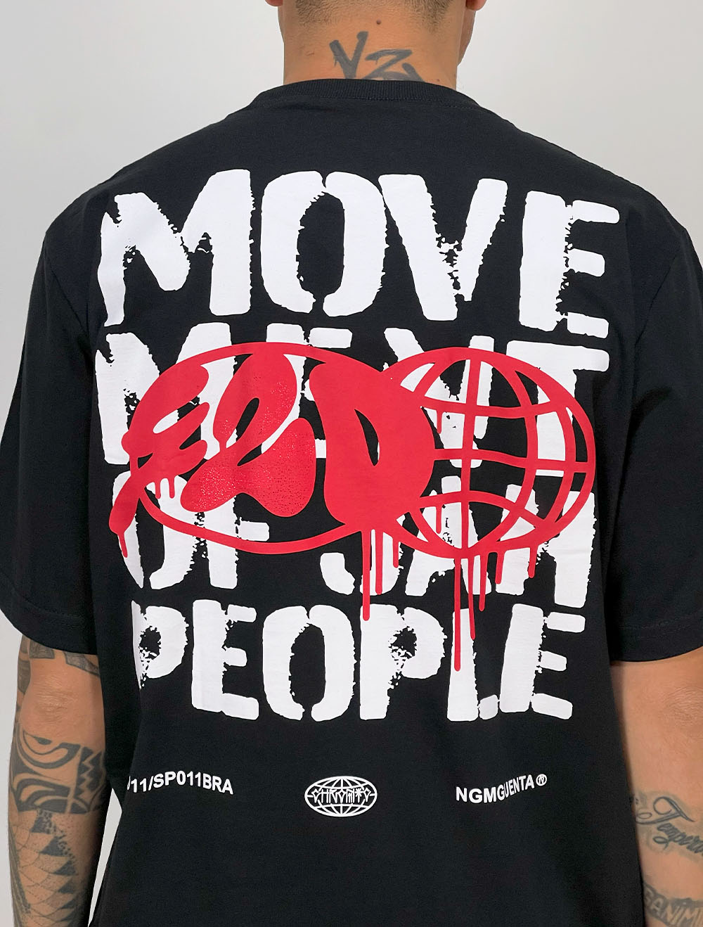 【g-rap】 JON DO / DIA CHRONICS Camiseta Oversized Chronic Rap e Sol Front