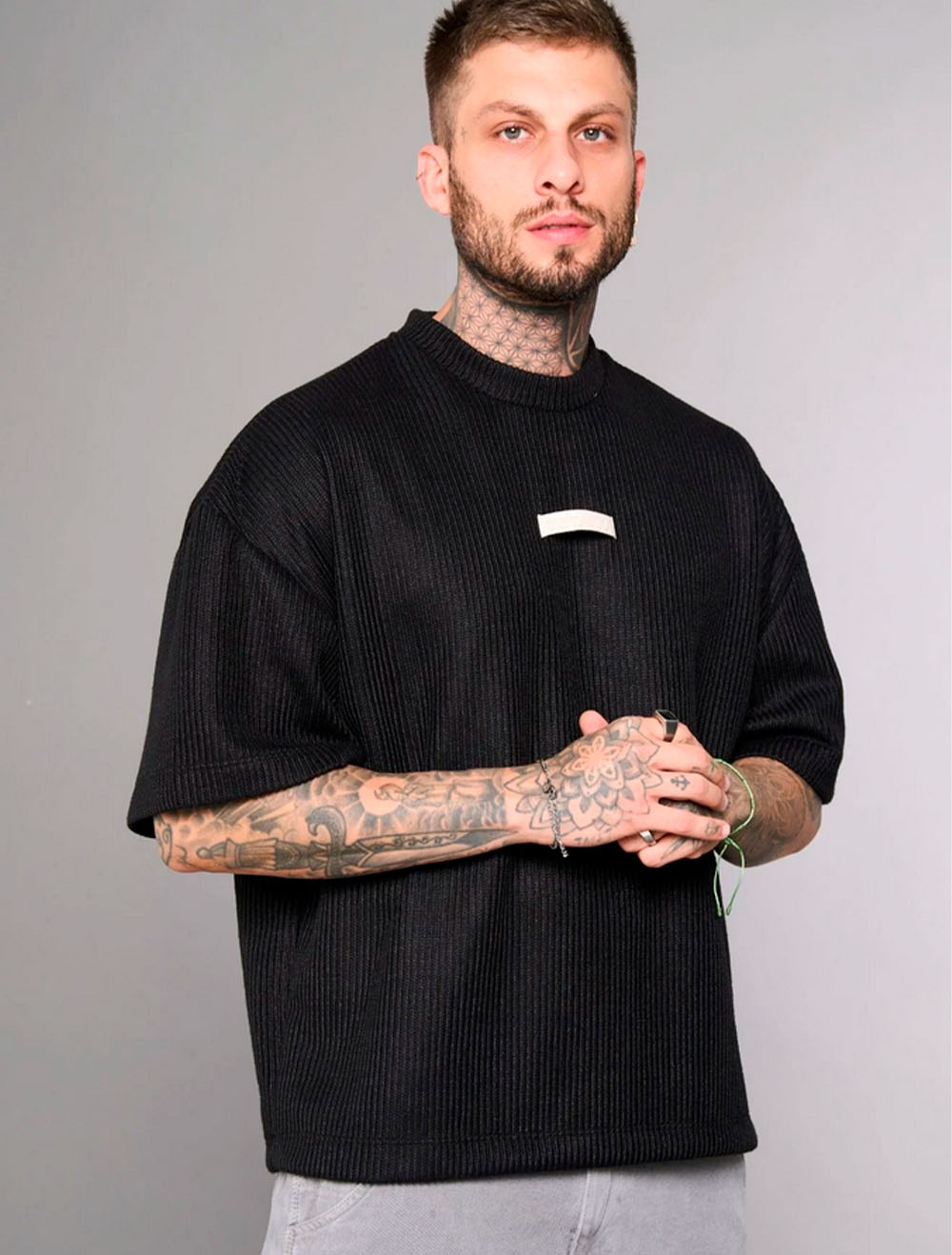 Camiseta Oversized Totanka 10 Number Back - Preta