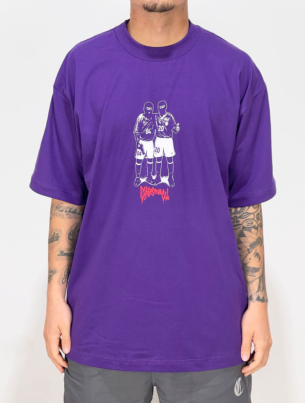 Camiseta Oversized Chronic Adiel e R10 Logo Seleção