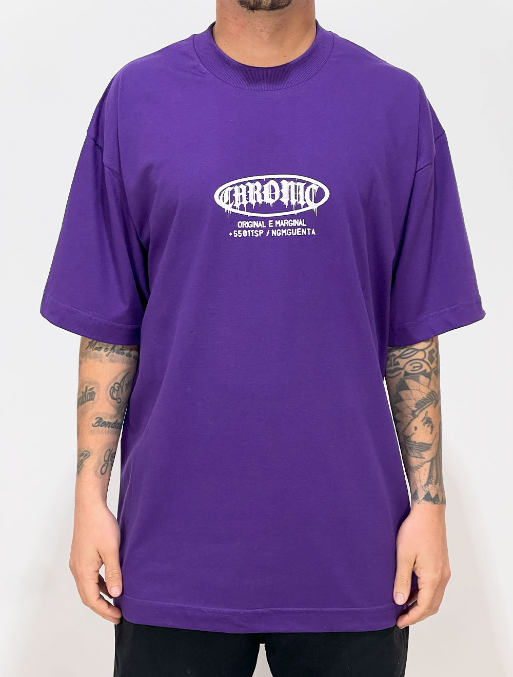 Camiseta Oversized Chronic Oração de S.J. Back