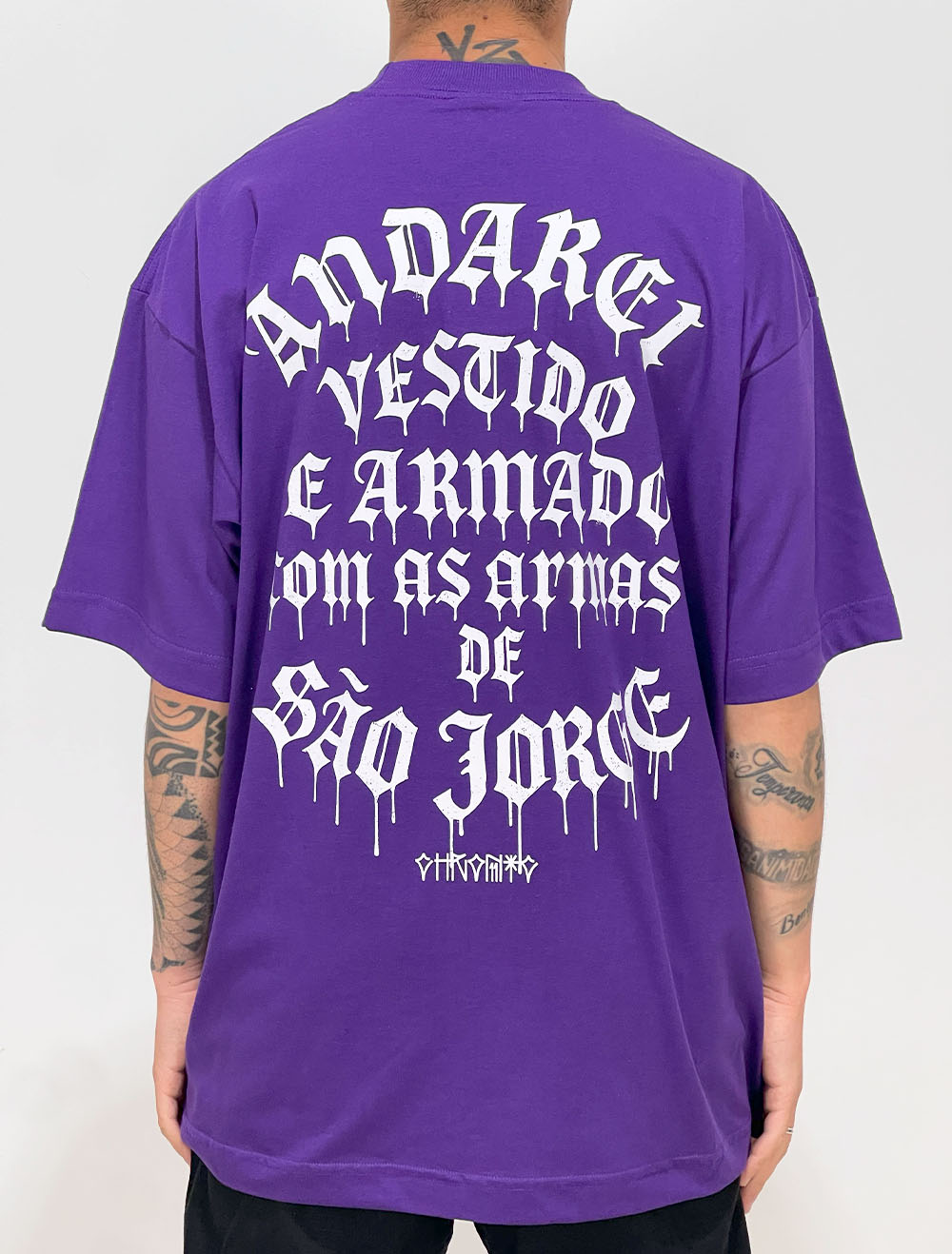 Camiseta Oversized Chronic Oração de S.J. Back