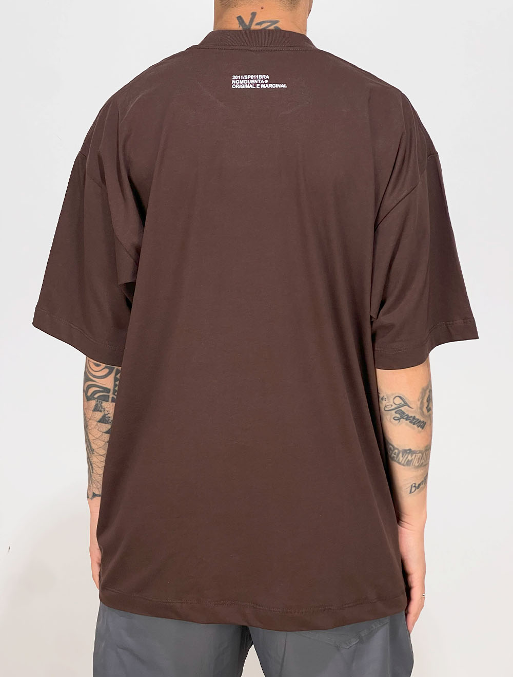 Deuxieme ClasseLayering Tシャツ/ブラウン BRAWN/ブラウン】 LOGO Tシャツ（Tシャツ／カットソー）｜Deuxieme