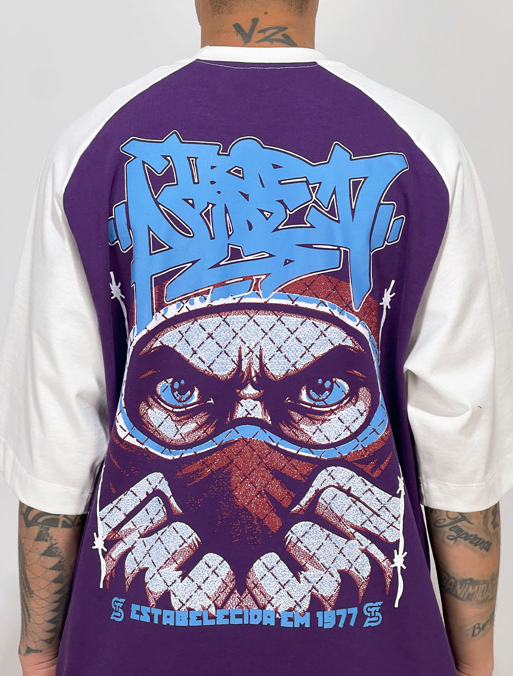 Camiseta Oversized Premium Raglan Trip Side Hesorder