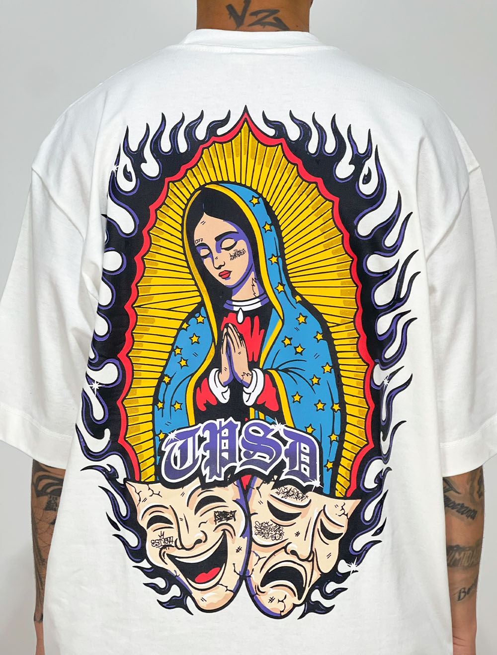 Camiseta Oversized Premium Trip Side CARD Guadalupe