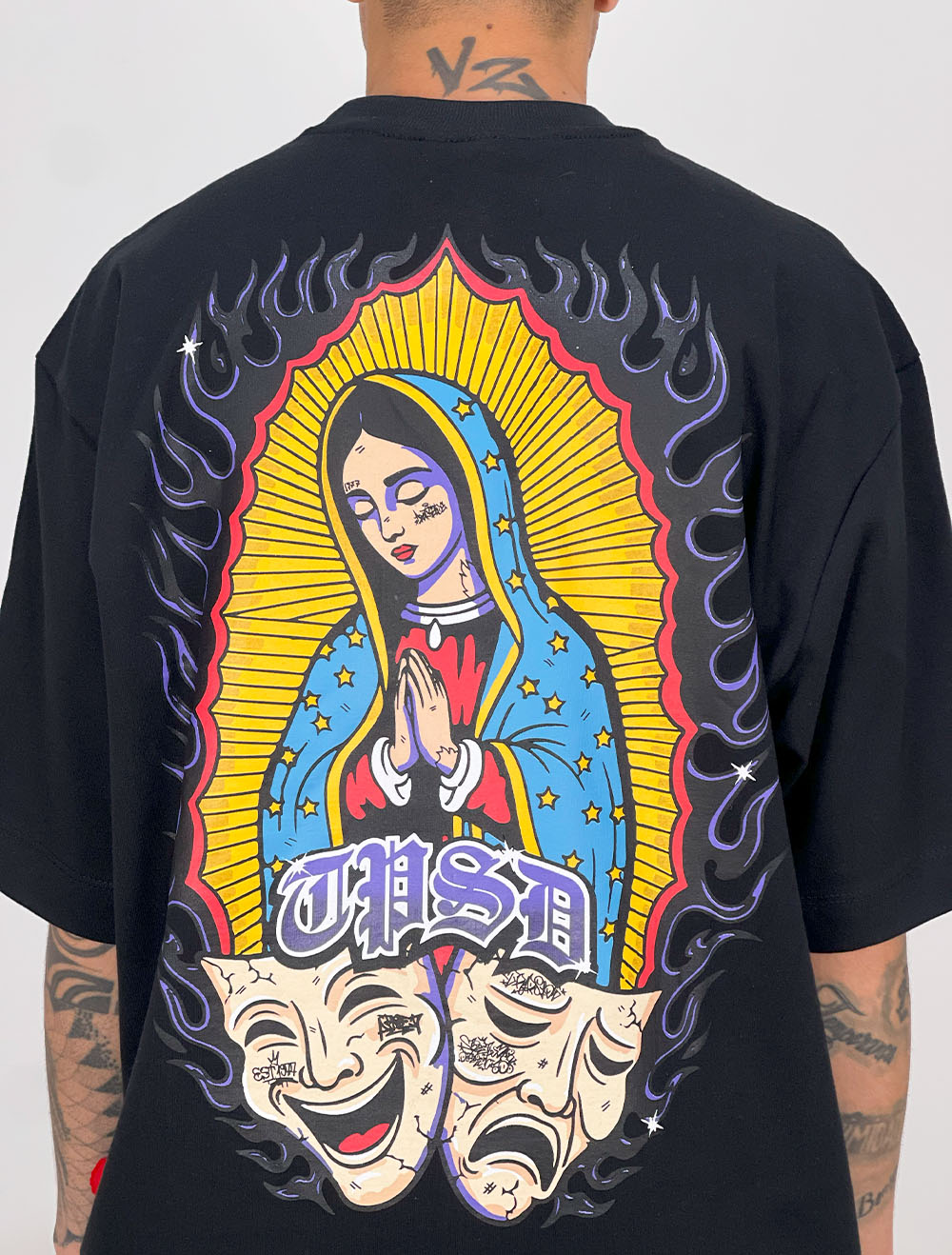 Camiseta Oversized Premium Trip Side CARD Guadalupe