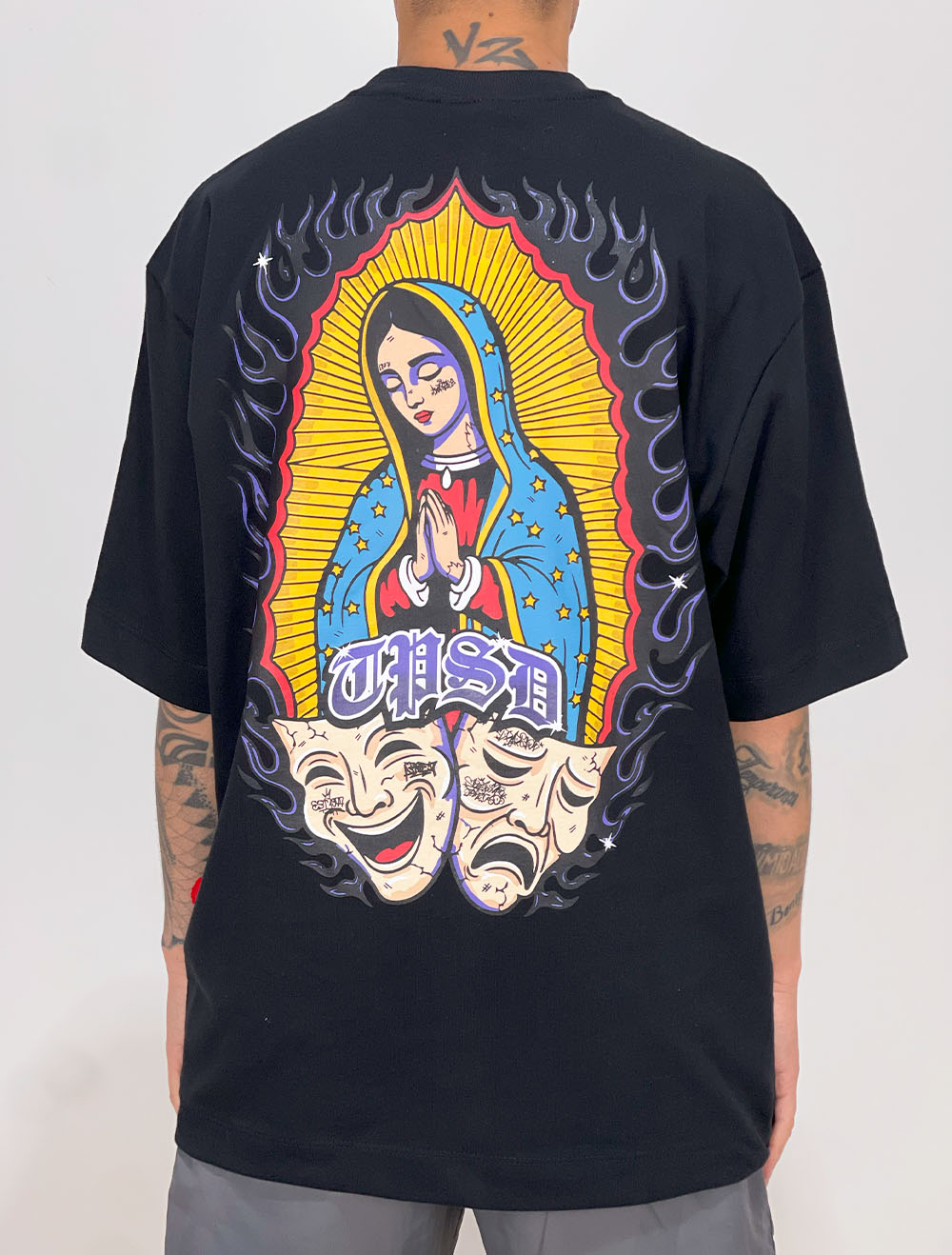 Camiseta Oversized Premium Trip Side CARD Guadalupe
