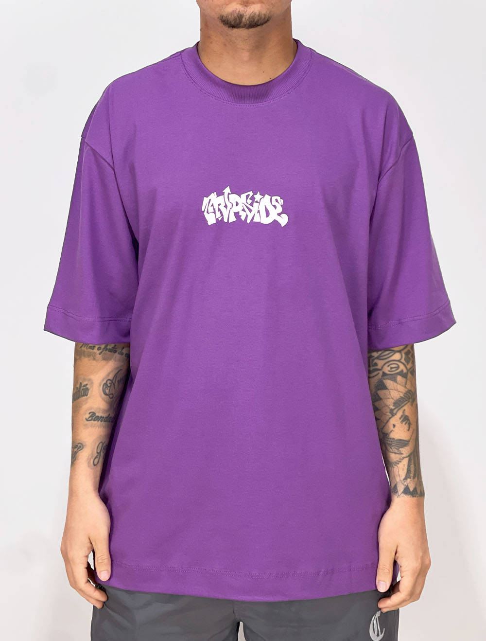 Camiseta Oversized Trip Side Bear Ink
