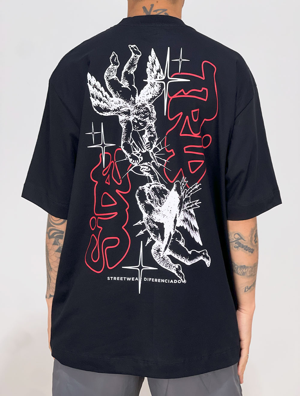 Camiseta Oversized Trip Side Star Angel
