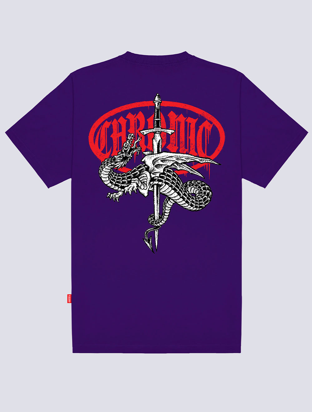 Camiseta Plus Size Chronic S.J. Dragão Logo Caos