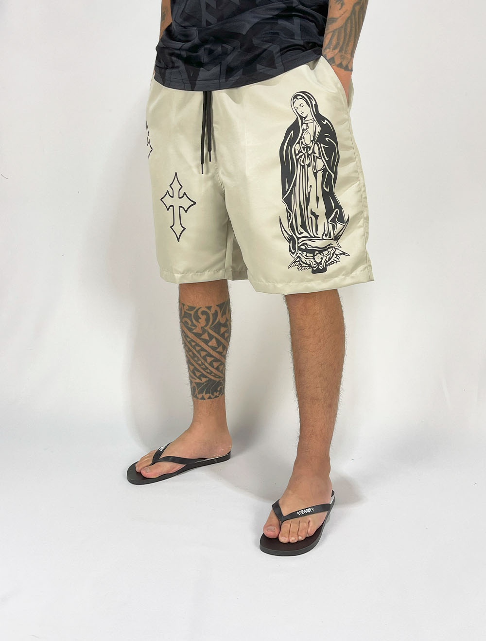 Shorts Tactel Trip Side Guadalupe Cruzes