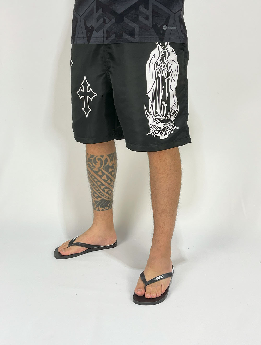 Shorts Tactel Trip Side Multi Letters