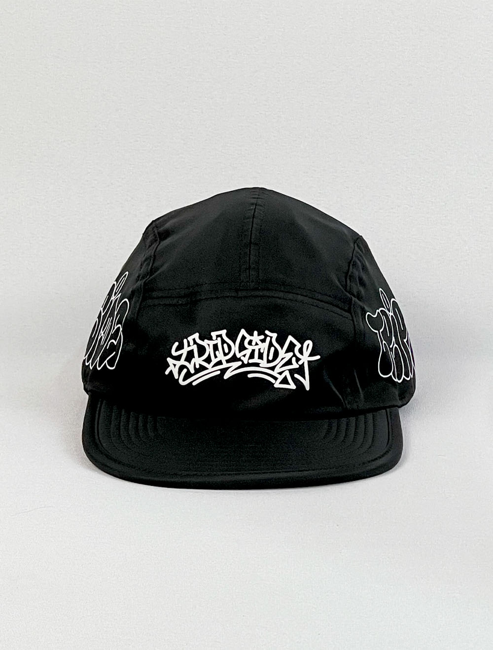 Boné 5 Five Panel Trip Side Grafite Lateral Tag Front - Preto