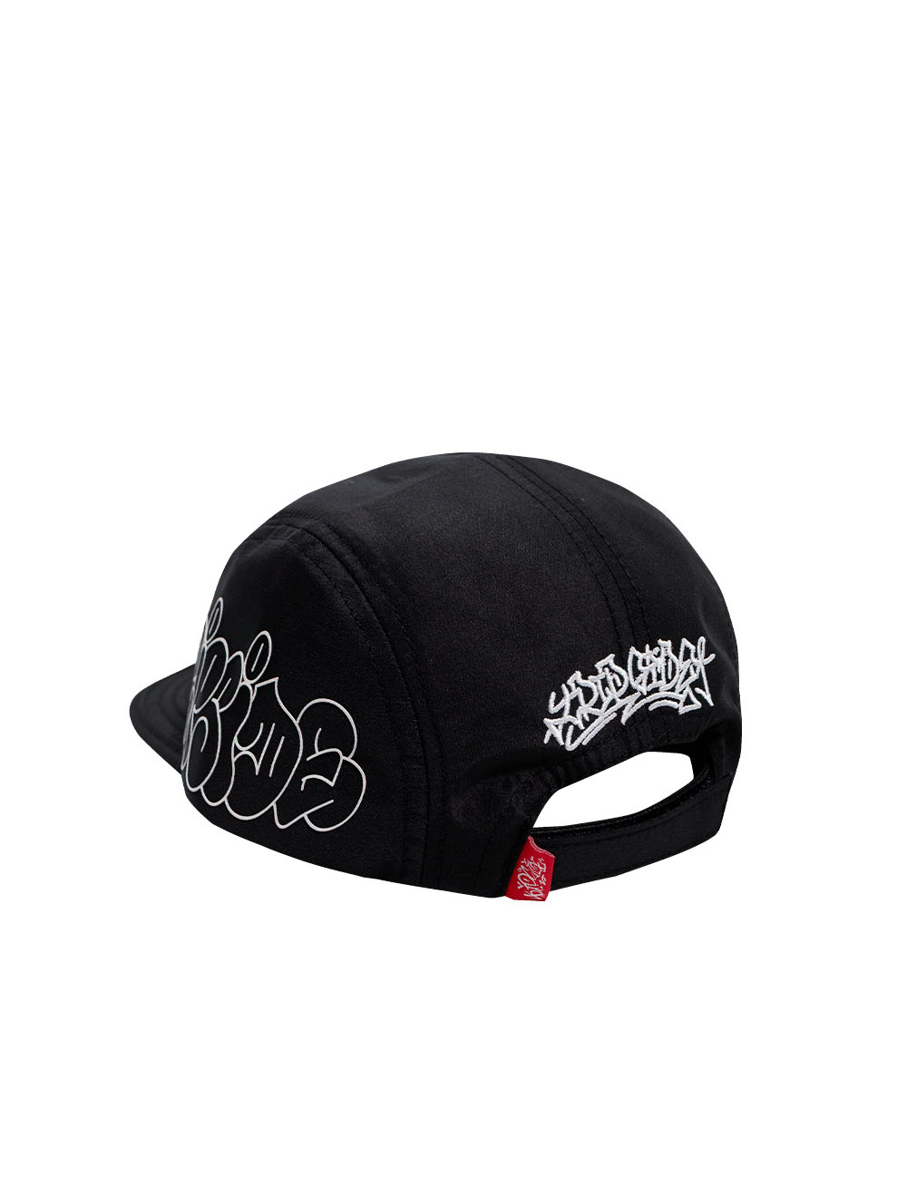 Boné 5 Five Panel Trip Side Grafite Lateral Tag Front - Preto
