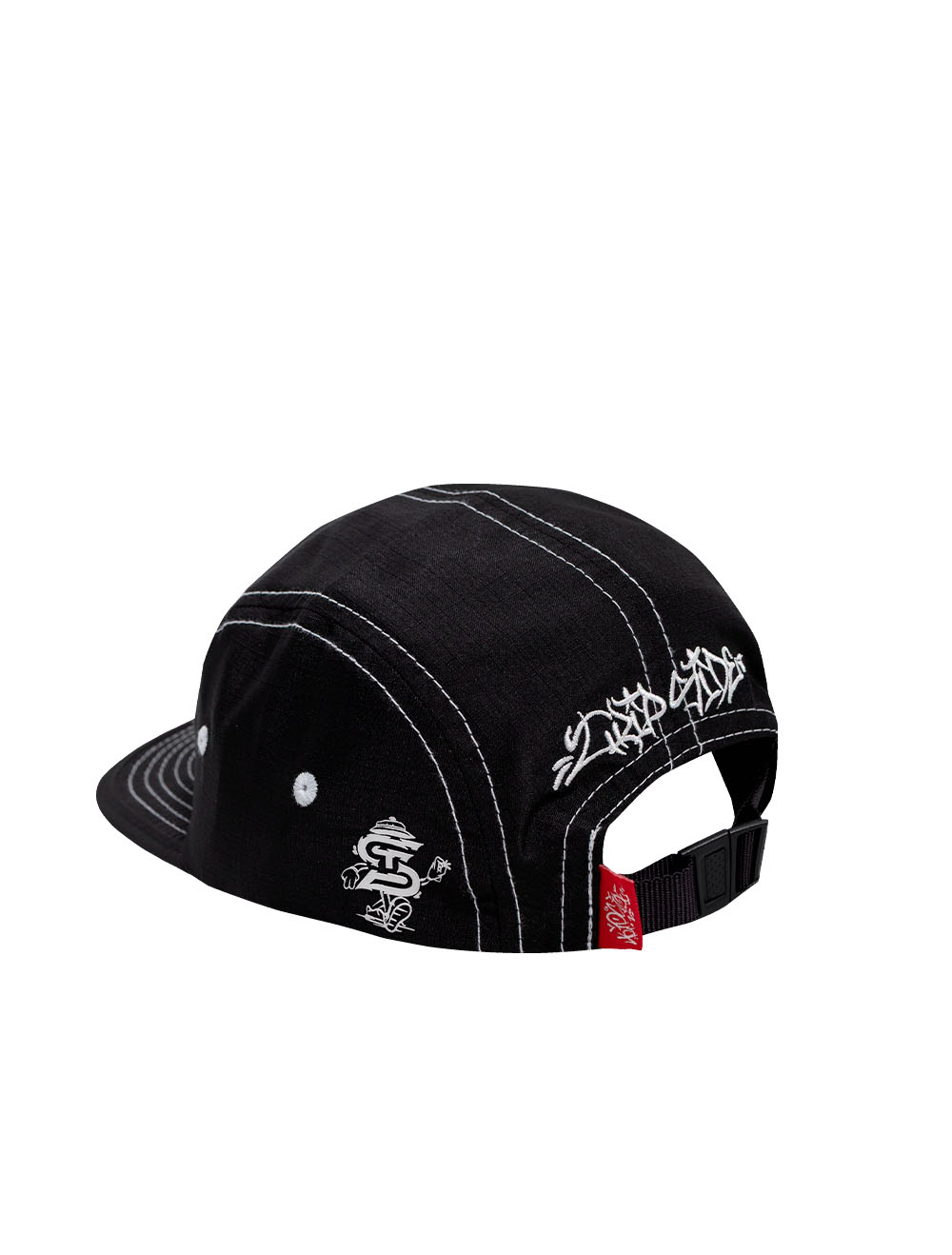 Boné 5 Five Panel Trip Side Tag Spel New Street - Preto - Aba Flexível