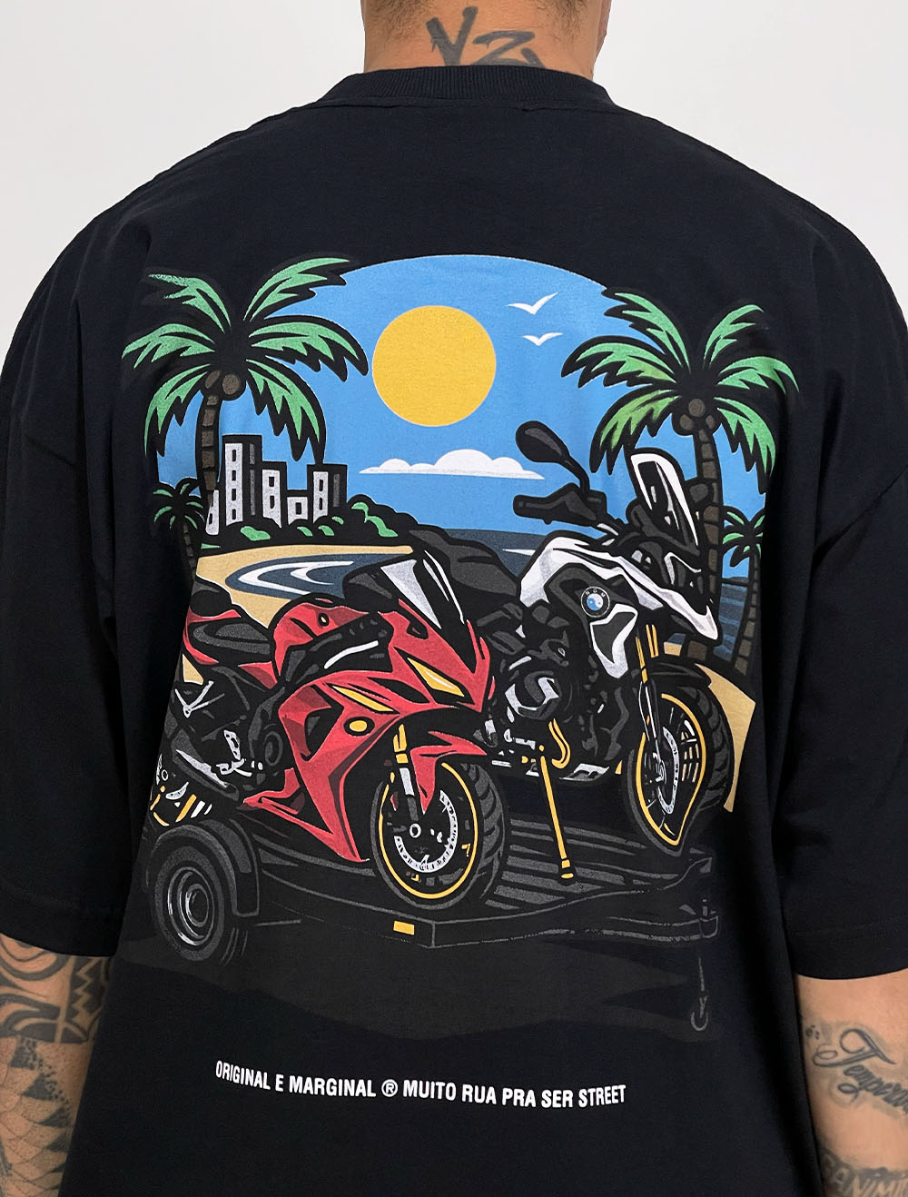 Camiseta Oversized Chronic Ferias Motos