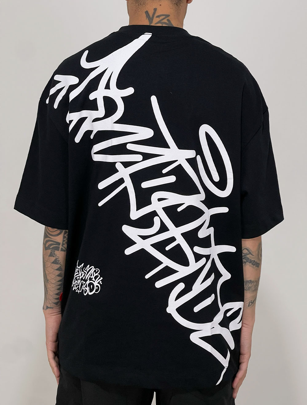すみ Camiseta Oversized Premium Trip Side Spider Tag