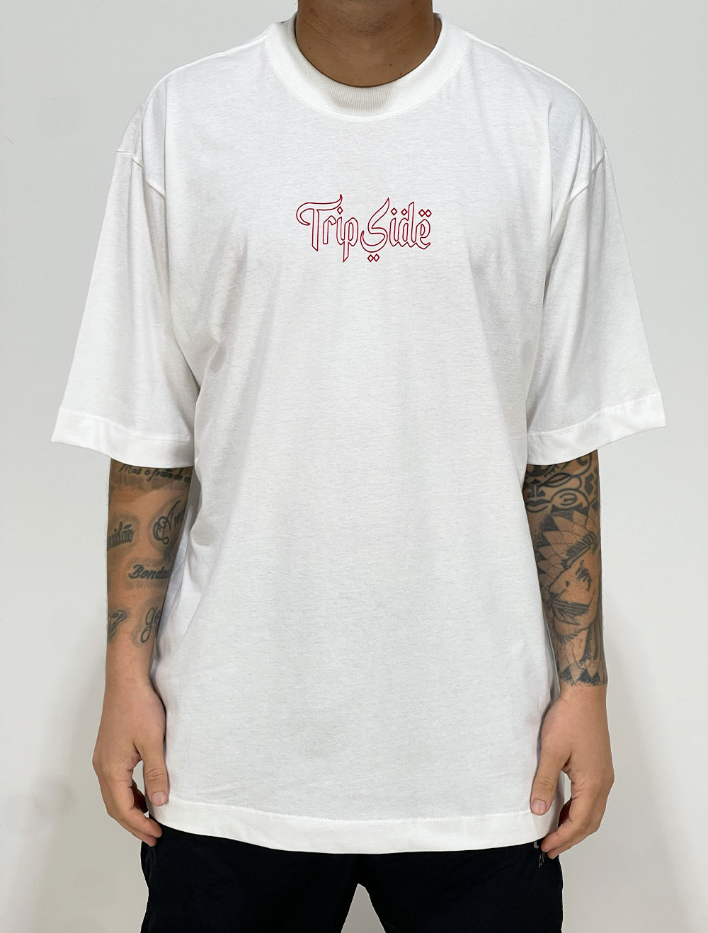 Camiseta Oversized Trip Side Anjo Gangsta Tag Arabe