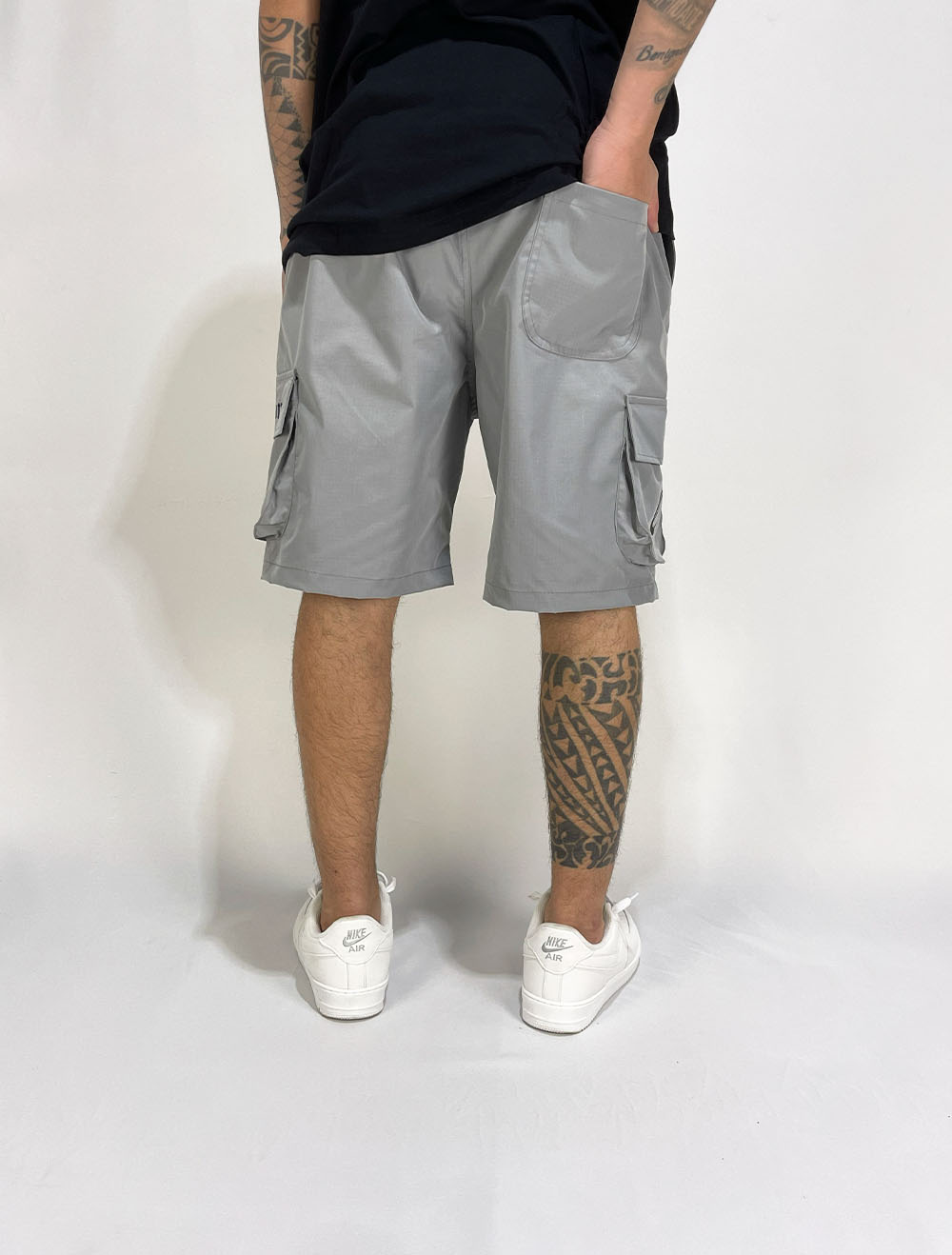 Shorts Médio Cargo Compton Tactel Ripstop bolso Flap