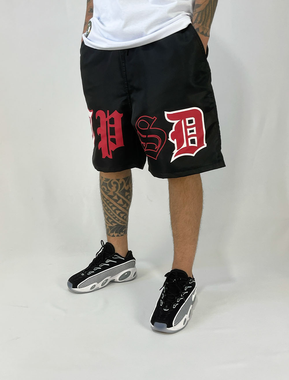ACUT アカット TRIP SHORTS ブラック 2 Shorts Tactel Trip Side Multi Letters