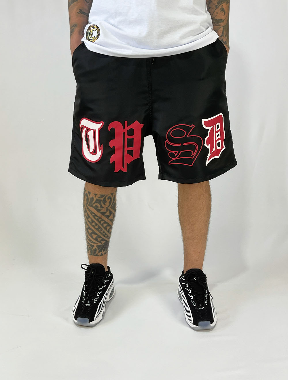 Shorts Tactel Trip Side Multi Letters
