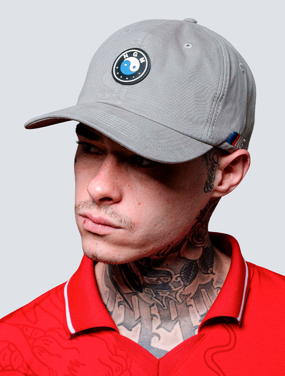 Boné Dad Hat Chronic Tag Blood - Cinza