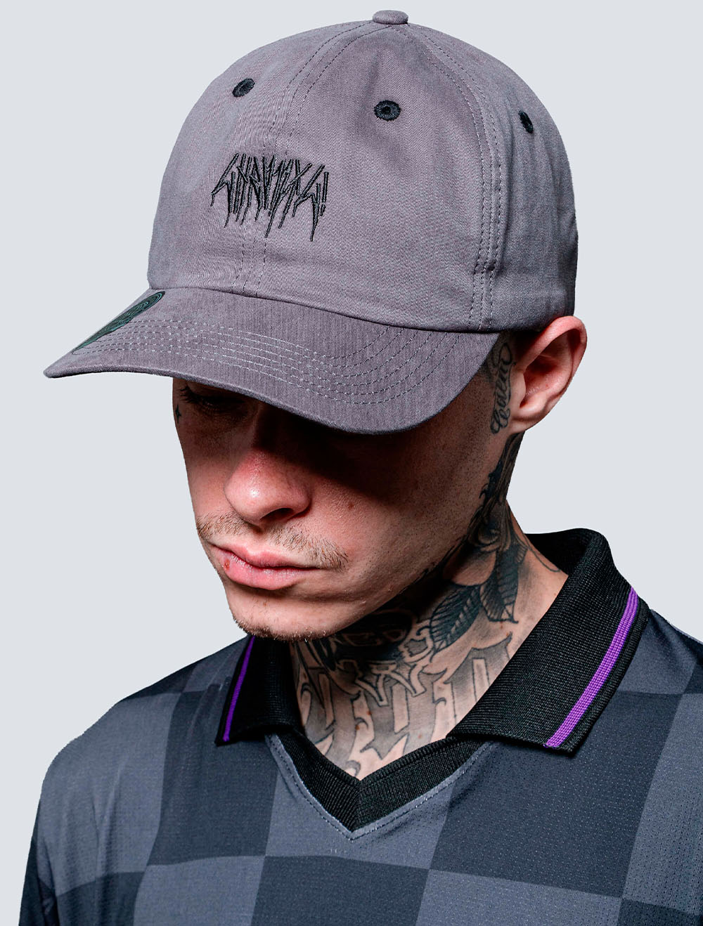 Boné Dad Hat Chronic Tag Blood - Cinza